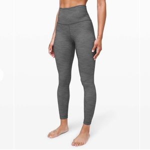 lululemon athletica heathered grey leggings